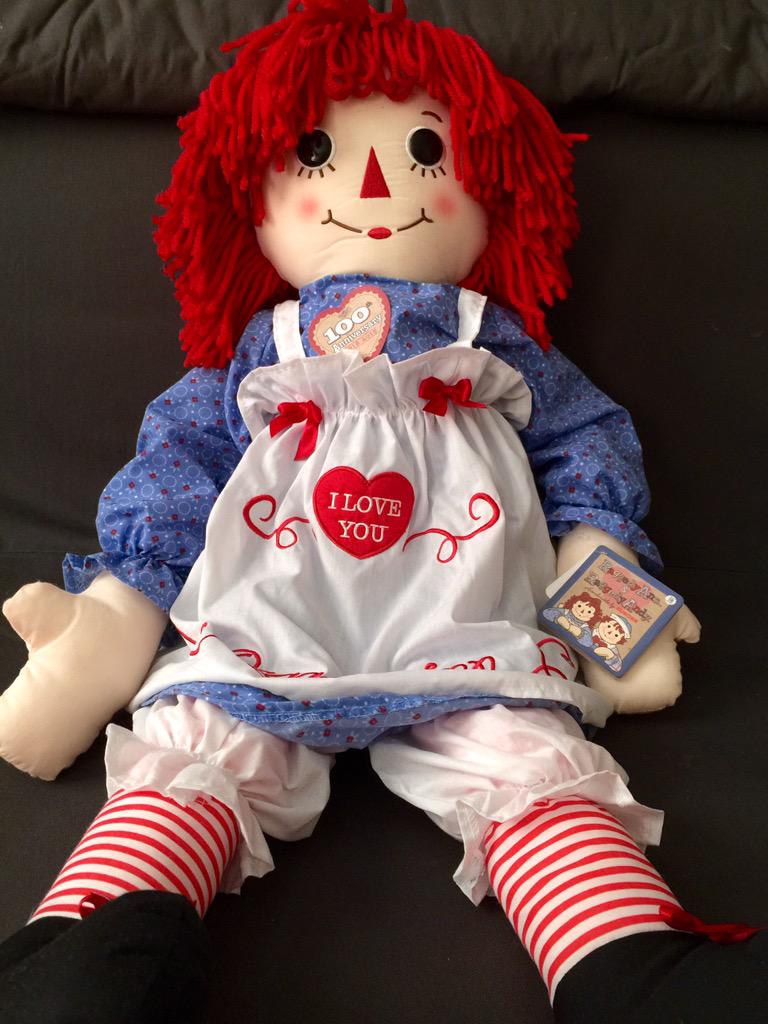 raggedy ann doll with dress
