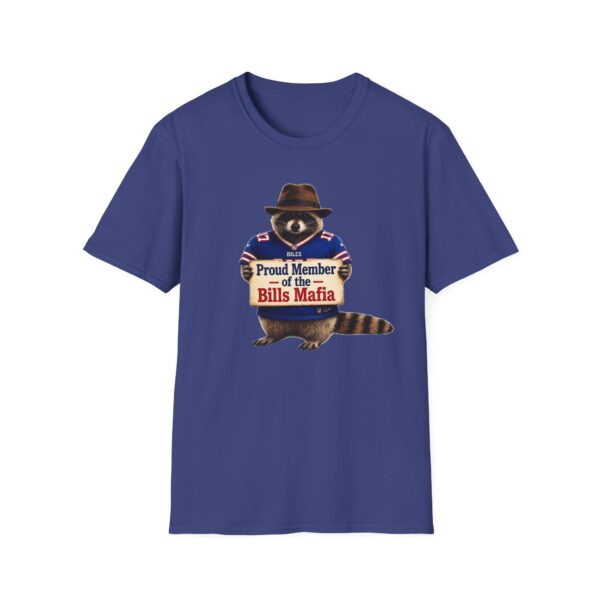 Bills Mafia Raccoon T-Shirt — "Proud Member of the Bills Mafia" Football Fan Tee