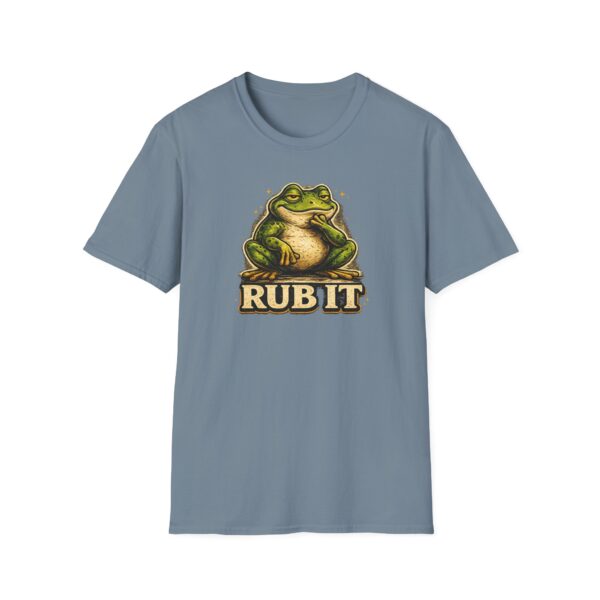 10075240438009163694_2048.jpeg Rub It Frog T-Shirt — Funny Vintage Frog Graphic Tee for Animal Lovers