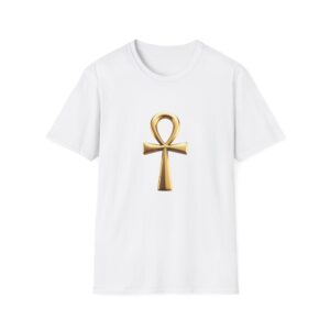 10349151812063568965_2048.jpeg Ankh Symbol T‑Shirt — Gold Egyptian Life Key Tee
