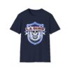 10813652508430520650_2048.jpeg LA Guns Skull Shield T-Shirt | Rock Band Logo Tee