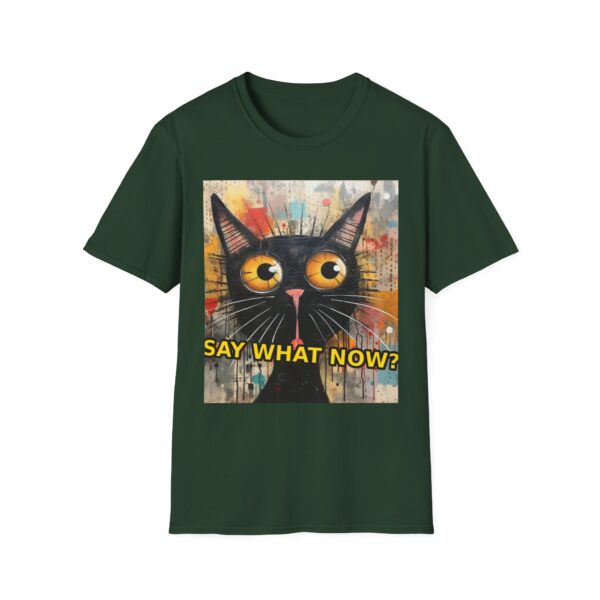 1103830541991565293_2048.jpeg Cat T-Shirt — Graphic Wide-Eyed Cat "Say What Now?" Tee