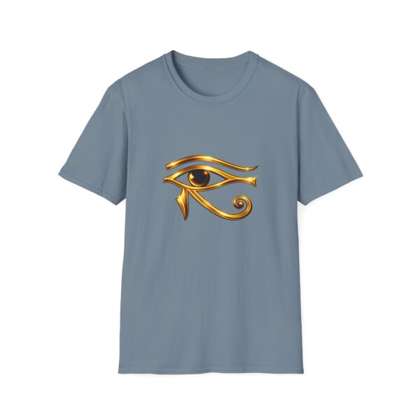 11166324107572523742_2048.jpeg Eye of Ra T-Shirt — Gold Egyptian Horus Eye Graphic Tee