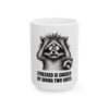 11828762140419742343_2048.jpeg Ceramic Mug — "Stress Is Caused by Giving Two Shits" Funny Coffee Mug, Sarcastic Office Gift (11oz, 15oz)