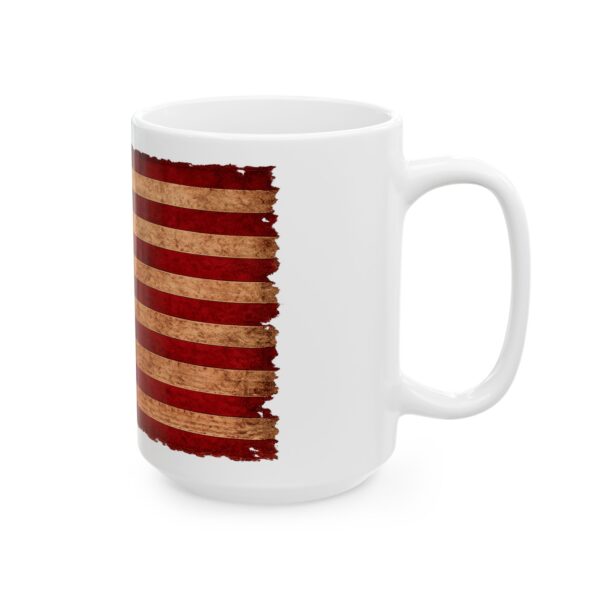 11865684968096381495_2048.jpeg 1776 Vintage American Flag Ceramic Mug — Patriotic Independence Day Coffee Cup (11oz & 15oz)