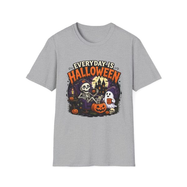 11983821904968937549_2048.jpeg Everyday Is Halloween T-Shirt — Spooky Skull & Pumpkin Graphic Tee