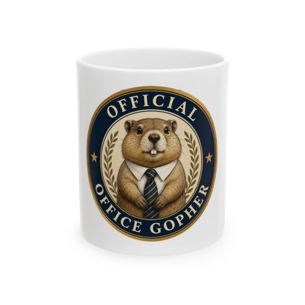 12044782474624377707_2048-1.jpeg Official Office Gopher Ceramic Mug — Cute Desk Coffee Cup (11oz & 15oz)