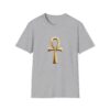 12396120781842669100_2048.jpeg Ankh Symbol T‑Shirt — Gold Egyptian Life Key Tee