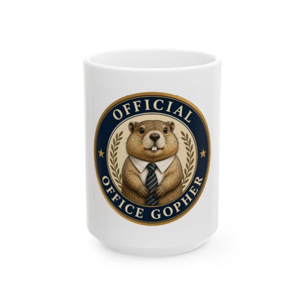 12997786956515445023_2048-1.jpeg Official Office Gopher Ceramic Mug — Cute Desk Coffee Cup (11oz & 15oz)