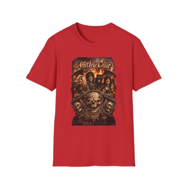 Mötley Crüe Vintage Rock Band T-Shirt — Fiery Skull Tour Tee