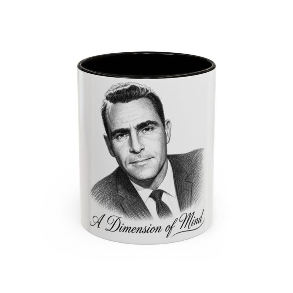 13298902544944152028_2048.jpeg A Dimension of Mind Coffee Mug — Vintage Rod Serling Portrait Ceramic Mug (11oz/15oz)