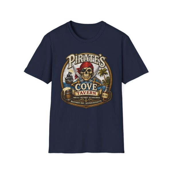 13304256620985609466_2048.jpeg Pirate's Cove Tavern Skull Tee — Vintage Pirate Skull T-Shirt