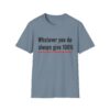 13454802125189665397_2048.jpeg T‑Shirt — "Whatever you do always give 100% (unless you're donating blood)" Funny Graphic Tee