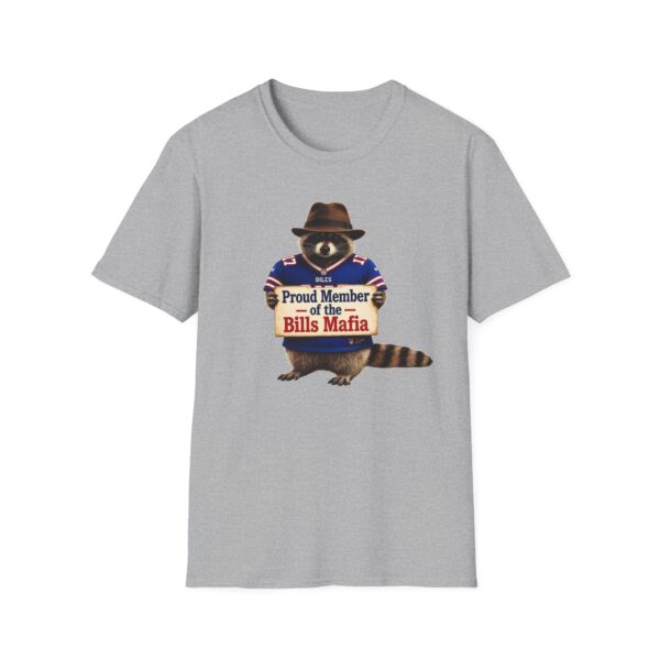 Bills Mafia Raccoon T-Shirt — "Proud Member of the Bills Mafia" Football Fan Tee