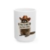 13984958306758028199_2048.jpeg Funny Raccoon Coffee Mug – "This is NOT my first rodeo" Ceramic Mug (11oz, 15oz)