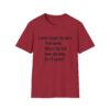 14068283180784594422_2048.jpeg Funny Mom/Dad T-Shirt — "I never forget my son's first words... 'Where the hell have you been for 16 years?'"