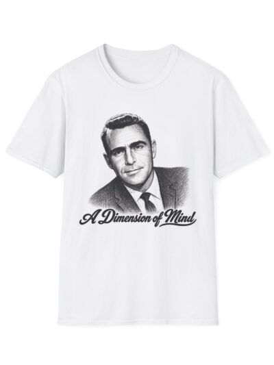 Portrait Tee — "A Dimension of Mind" Retro Rod Serling Graphic T-Shirt