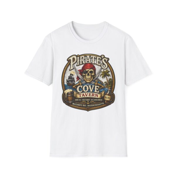 14529494705168733293_2048.jpeg Pirate's Cove Tavern Skull Tee — Vintage Pirate Skull T-Shirt