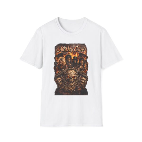 Mötley Crüe Vintage Rock Band T-Shirt — Fiery Skull Tour Tee
