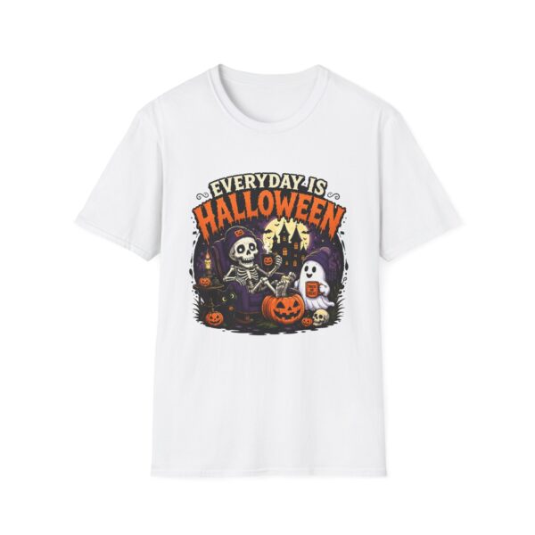 15157259304651548699_2048.jpeg Everyday Is Halloween T-Shirt — Spooky Skull & Pumpkin Graphic Tee