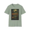15296554112473748830_2048.jpeg Halloween Parlor City Graphic T‑Shirt — Spooky Haunted Castle Design