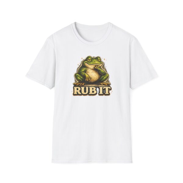 15329043528985171325_2048.jpeg Rub It Frog T-Shirt — Funny Vintage Frog Graphic Tee for Animal Lovers