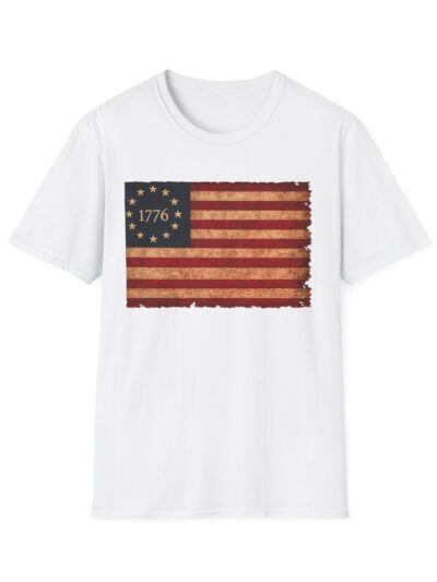 1776 Betsy Ross Flag T-Shirt — Vintage American Independence Tee