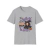 15792617950459513567_2048.jpeg Witch Can Be Bribed With Wine T-Shirt — Cute Halloween Witch Graphic Tee