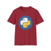 16018660917271104863_2048.jpeg Python Logo T-Shirt — Retro Blue & Yellow Programmer Tee