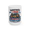 16019205773736419198_2048.jpeg Funny Snoring Mug — "Apparently I Snore So Loudly That It Scares Everyone in the Car I'm Driving" Ceramic Coffee Cup