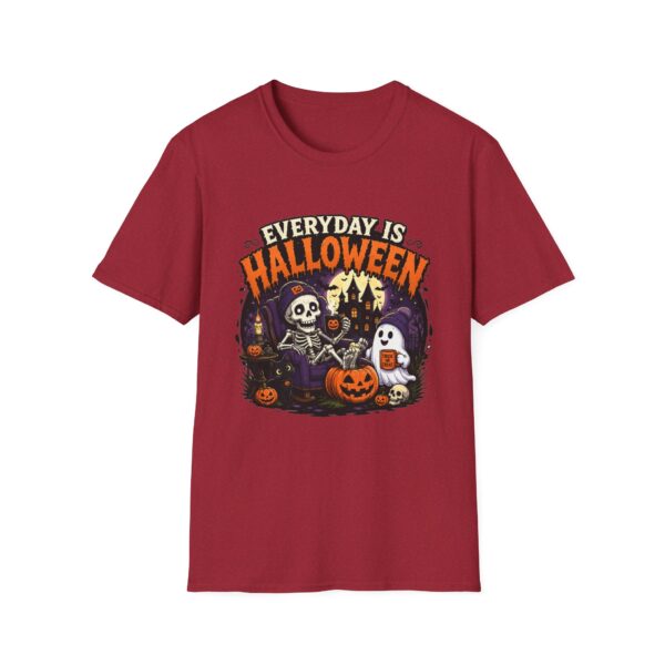 16134023625143051927_2048.jpeg Everyday Is Halloween T-Shirt — Spooky Skull & Pumpkin Graphic Tee