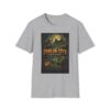 16209278069763360255_2048.jpeg Halloween Parlor City Graphic T‑Shirt — Spooky Haunted Castle Design