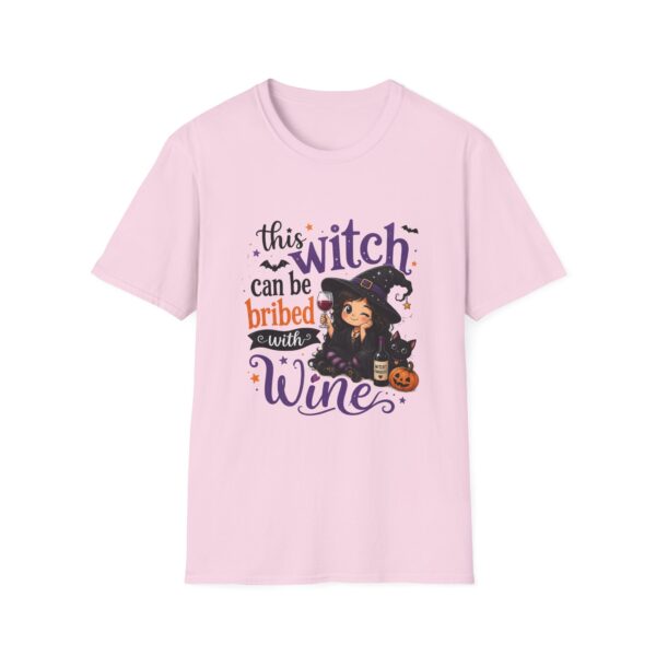 1628742114795964731_2048.jpeg Witch Can Be Bribed With Wine T-Shirt — Cute Halloween Witch Graphic Tee
