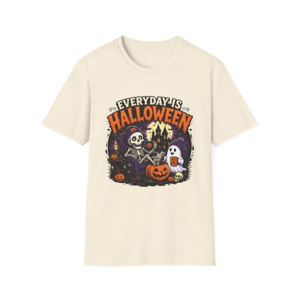 16472469294786562097_2048.jpeg Everyday Is Halloween T-Shirt — Spooky Skull & Pumpkin Graphic Tee