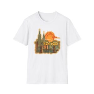 16787105781246467167_2048.jpeg New York Retro Sunset T-Shirt