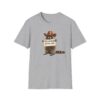 16847914750392225950_2048.jpeg Raccoon Rodeo T‑Shirt — "This actually IS my first rodeo" Cute Western Graphic Tee