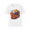 17074907393533883760_2048.jpeg Halloween 'Boo!' T-Shirt — Cute Ghost, Black Cat & Pumpkin Graphic Tee