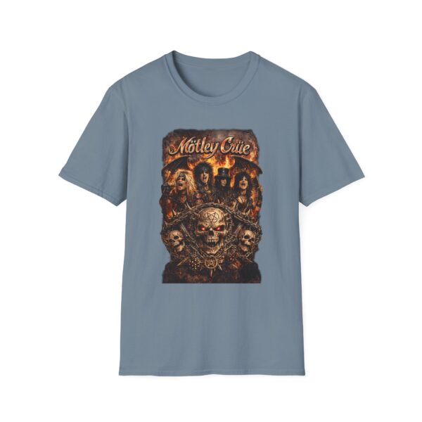 Mötley Crüe Vintage Rock Band T-Shirt — Fiery Skull Tour Tee