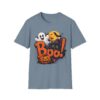 17128145069645984042_2048.jpeg Halloween 'Boo!' T-Shirt — Cute Ghost, Black Cat & Pumpkin Graphic Tee