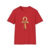17460642852471001631_2048.jpeg Ankh Symbol T‑Shirt — Gold Egyptian Life Key Tee