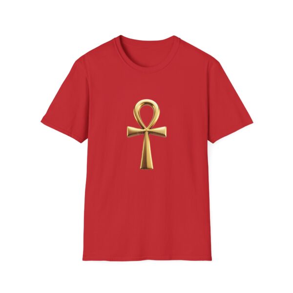 17460642852471001631_2048.jpeg Ankh Symbol T‑Shirt — Gold Egyptian Life Key Tee