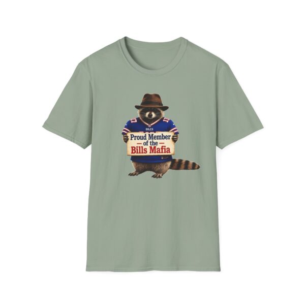 Bills Mafia Raccoon T-Shirt — "Proud Member of the Bills Mafia" Football Fan Tee