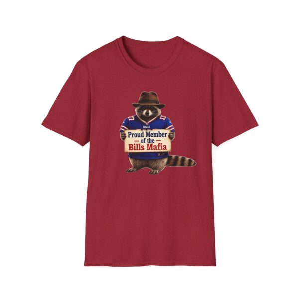 Bills Mafia Raccoon T-Shirt — "Proud Member of the Bills Mafia" Football Fan Tee