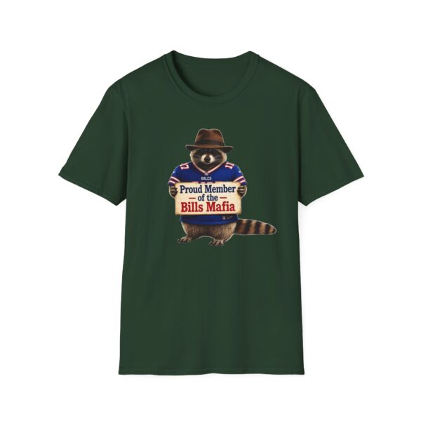 Bills Mafia Raccoon T-Shirt — "Proud Member of the Bills Mafia" Football Fan Tee
