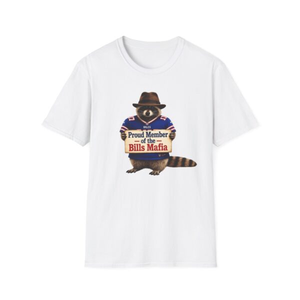 Bills Mafia Raccoon T-Shirt — "Proud Member of the Bills Mafia" Football Fan Tee