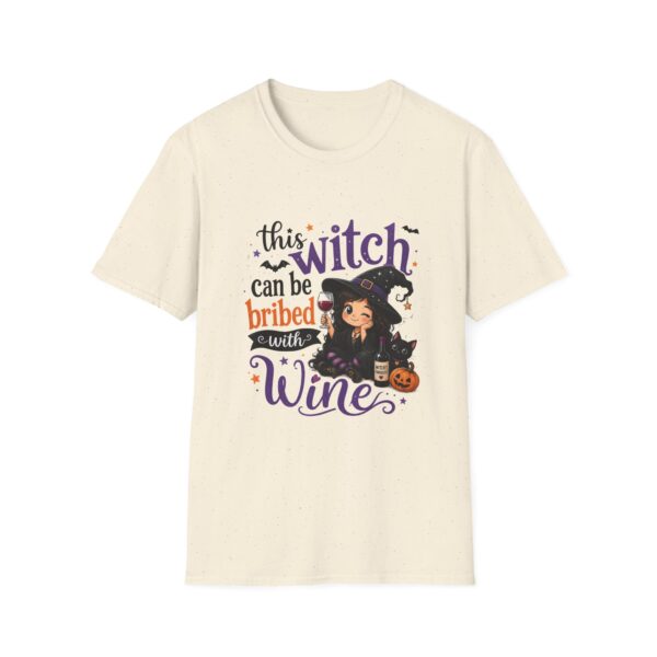 2333602934680446532_2048.jpeg Witch Can Be Bribed With Wine T-Shirt — Cute Halloween Witch Graphic Tee
