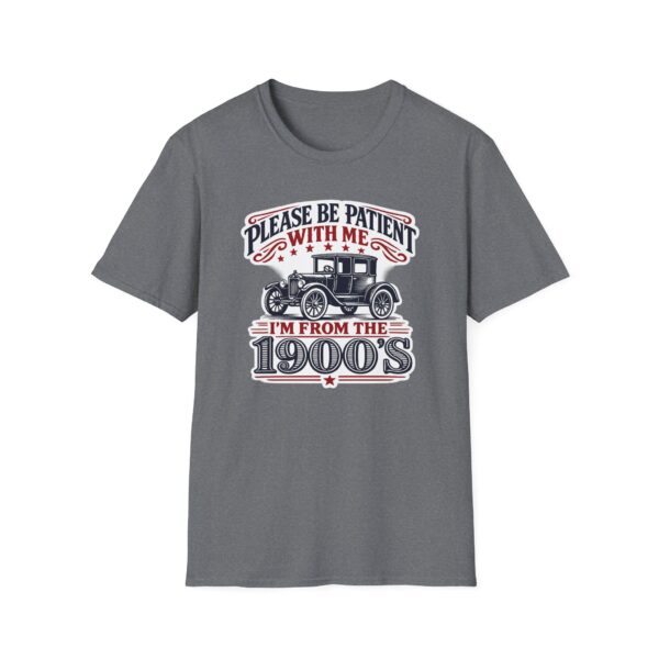 2695561699479047661_2048.jpeg Please Be Patient With Me Vintage Car T-Shirt — "I'm From the 1900's" Retro Tee