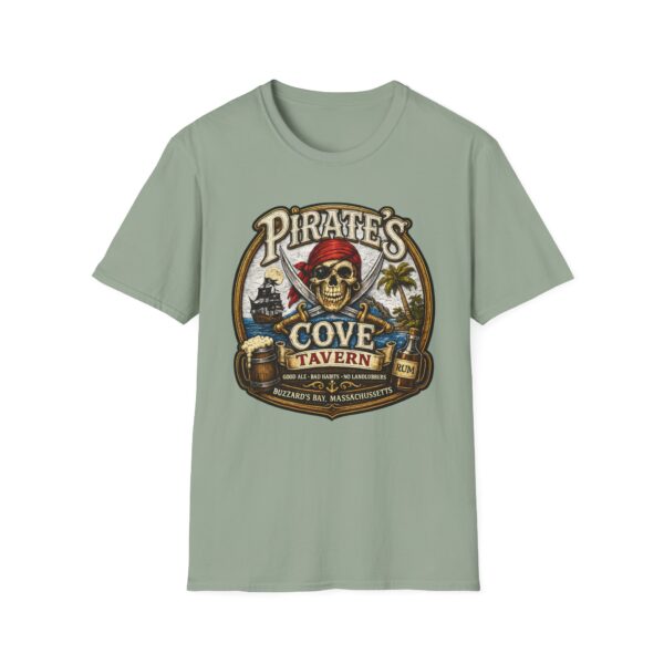3527224523199485381_2048.jpeg Pirate's Cove Tavern Skull Tee — Vintage Pirate Skull T-Shirt