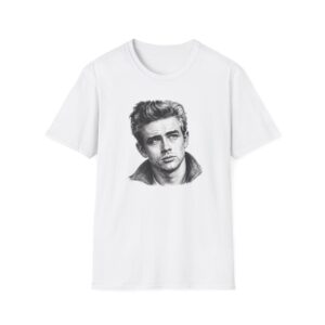 Vintage Portrait Tee — Retro James Dean Graphic T-Shirt