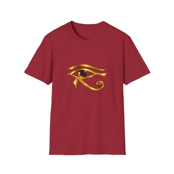 3787504642270842384_2048.jpeg Eye of Ra T-Shirt — Gold Egyptian Horus Eye Graphic Tee